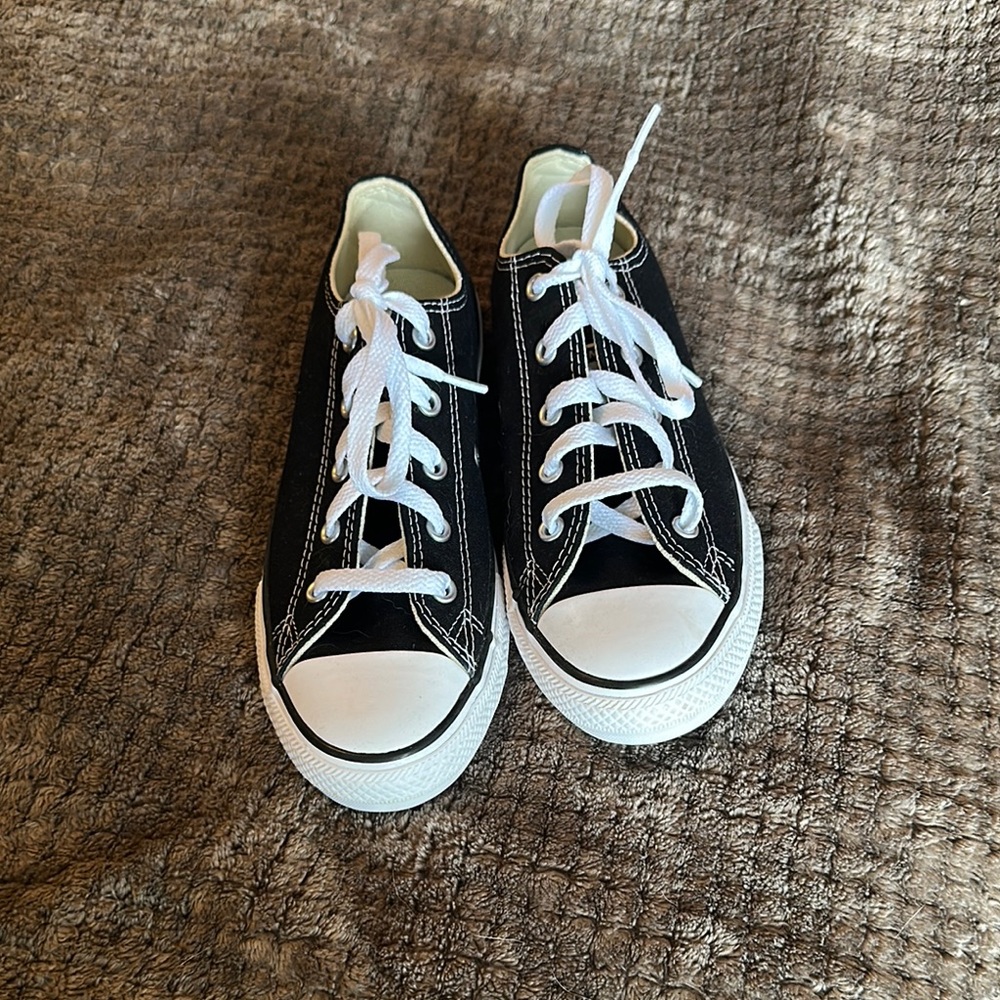 Converse Kids Black and White Sneakers